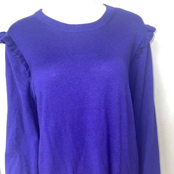 J. Crew Factory Ruffle-hem sweater dress - Picture 4 of 4